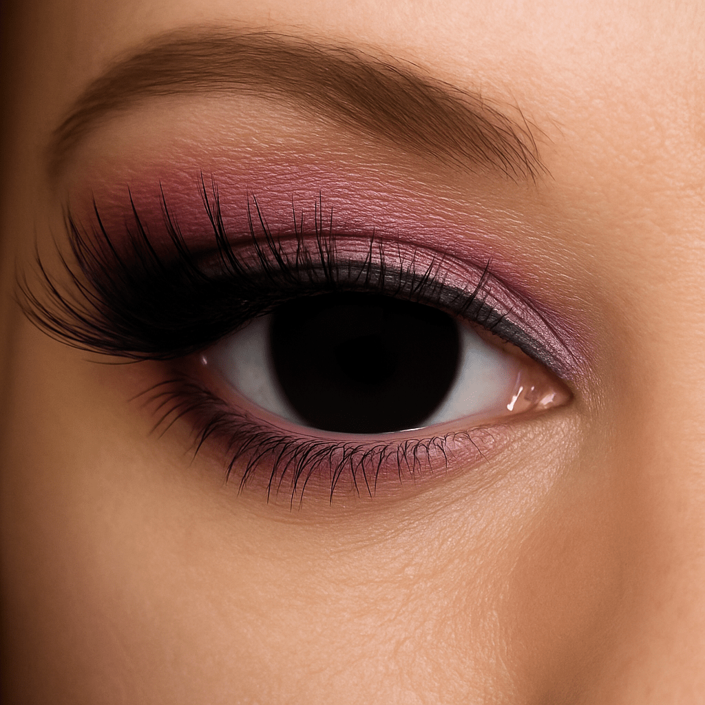 Black Mini Sclera contact lenses 17mm for horror, cosplay, and Halloween costumes