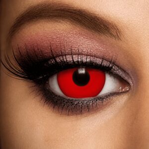 Red Mini Sclera 17mm Contact Lenses