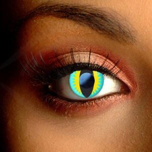 lizard eye contact lenses