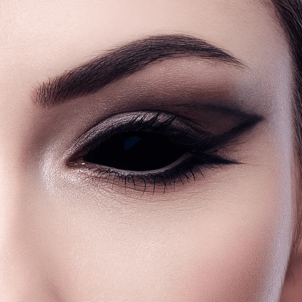 Black Full Eye Sclera contact lenses